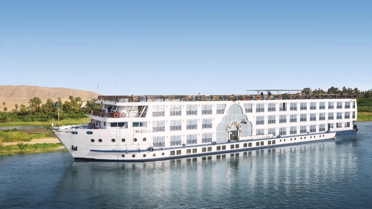 Exterior view of the MS Emilio Nile Cruise Nile cruise ship